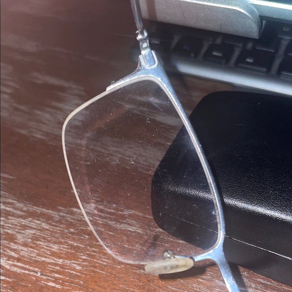 John Varvatos Black And Silver Rectangular Eyegla… - image 7